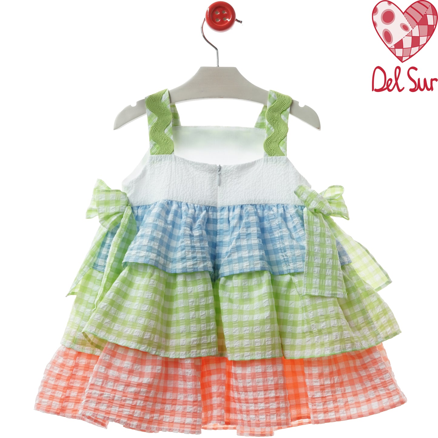 VESTIDO GIRL DRESS REF. 0552VER-26 "CATANZARO" - DEL SUR