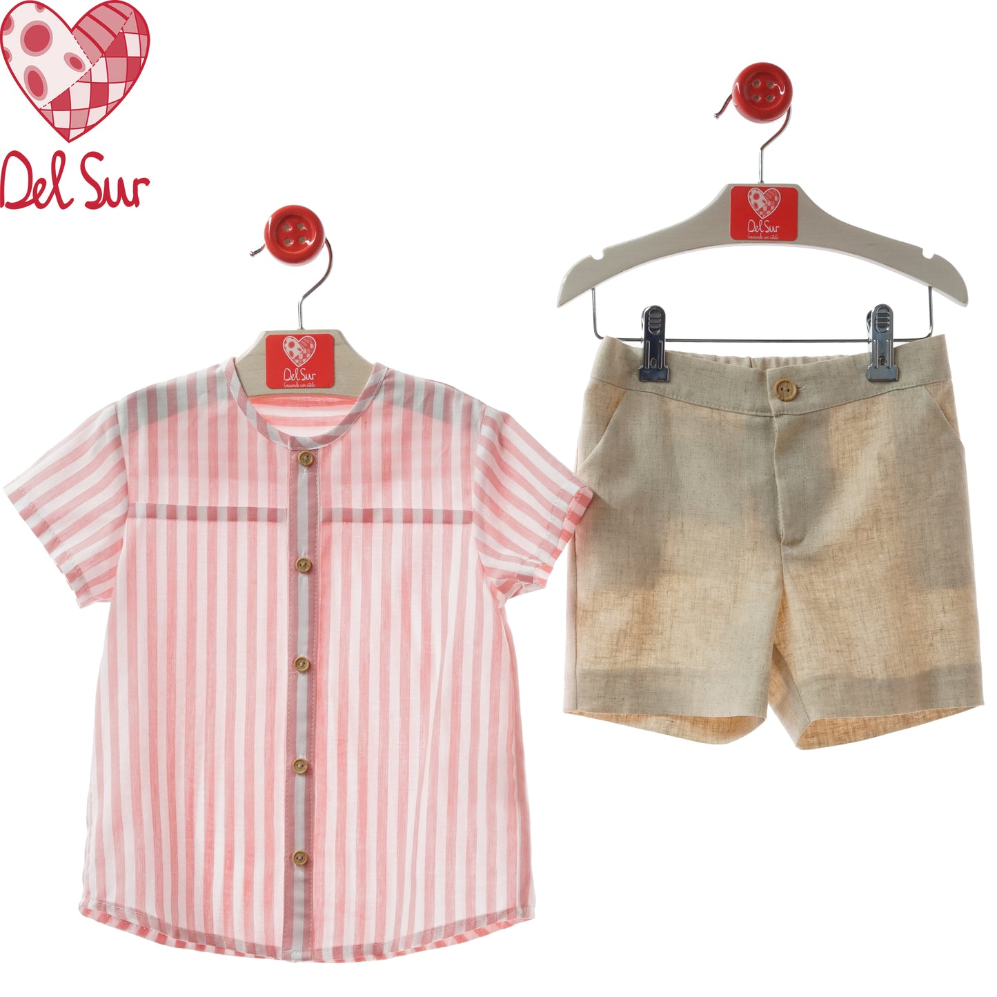 TRAJE BOY SET (SHIRT & PANTS) REF. 1241VER-26 "VERONA" - DEL SUR
