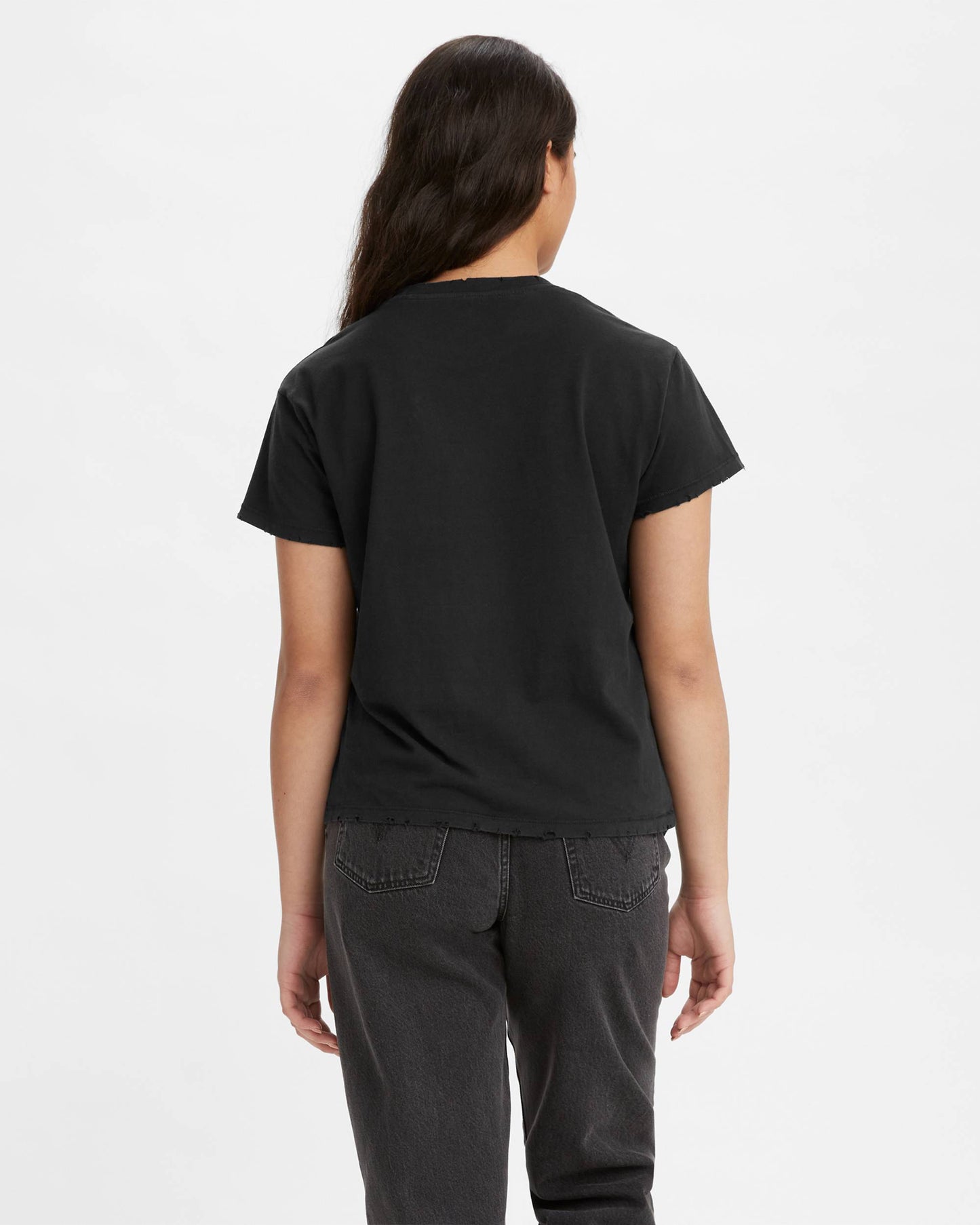 CAMISETA WOMAN BLACK/WHITE - LEVIS