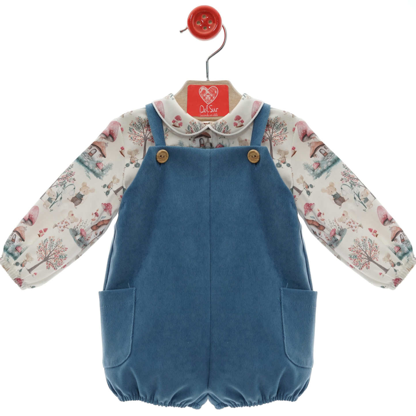 CONJUNTO BABY PETO CORTO ART.1037 F.MANIQUÍ - DEL SUR
