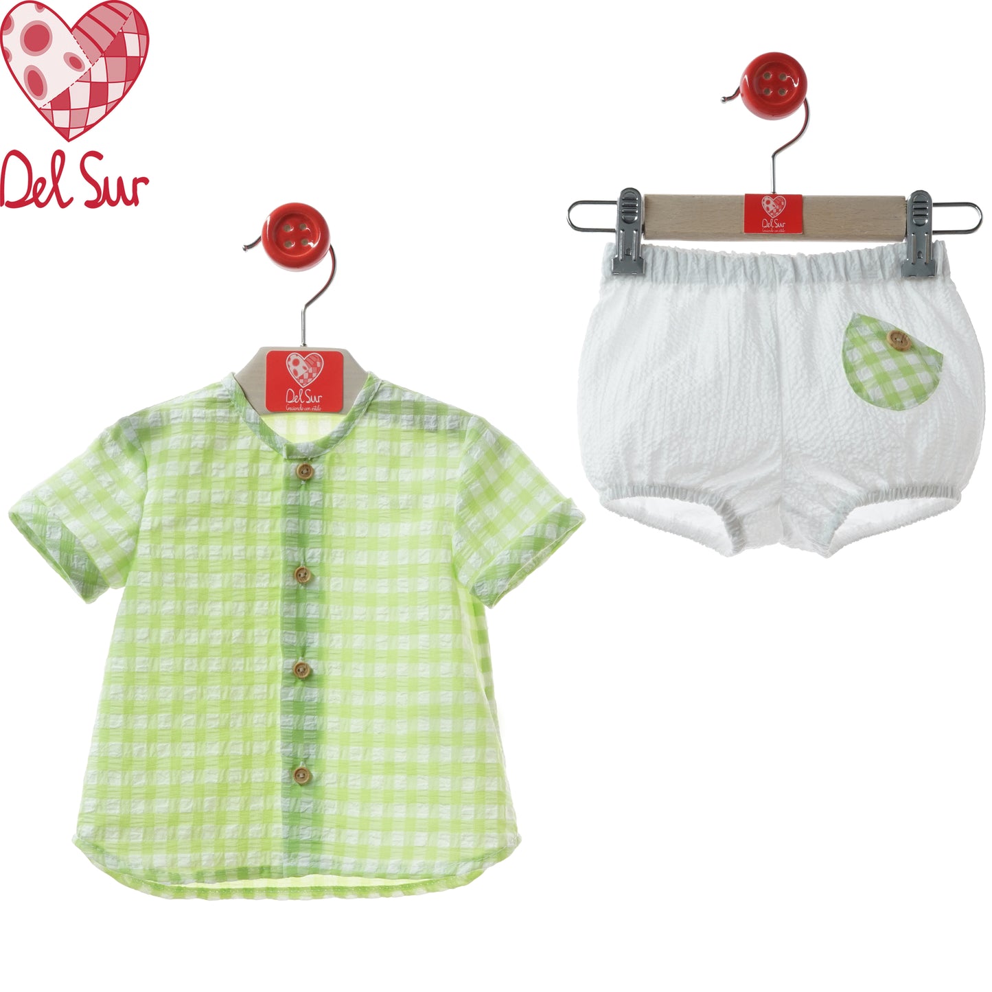 CONJUNTO BABY SET REF. 0031VER-26 "CATANZARO" - DEL SUR