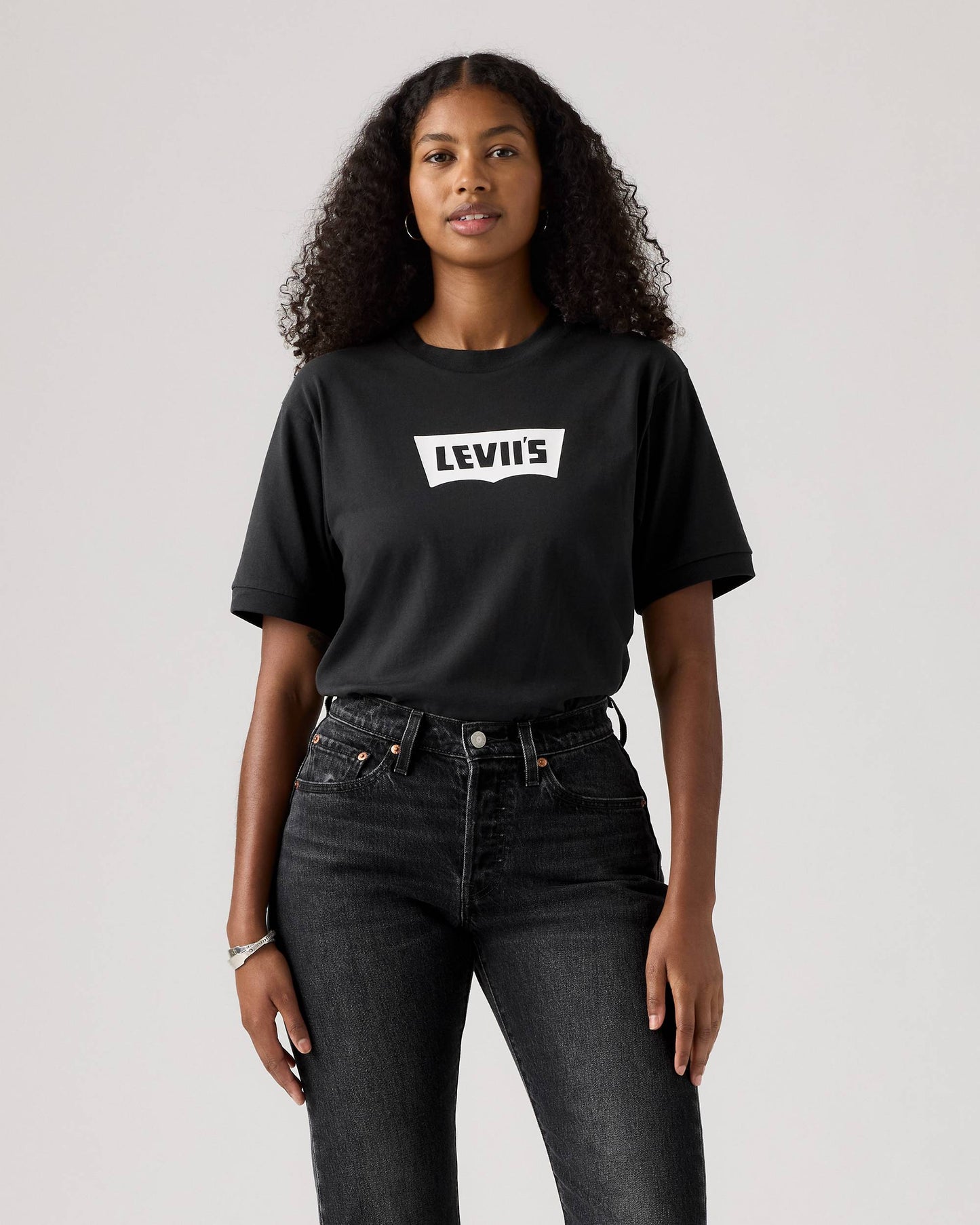 CAMISETA WOMAN BLACK/WHITE - LEVIS