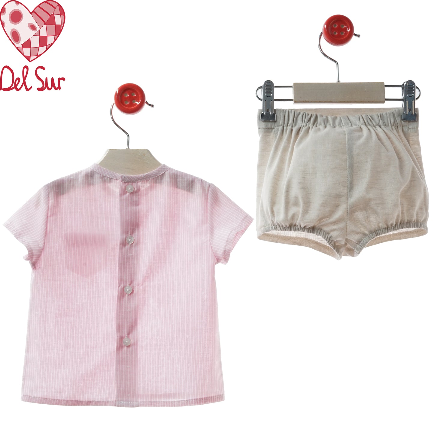 CONJUNTO BABY SET REF. 0280VER-26 "PALMA" - DEL SUR