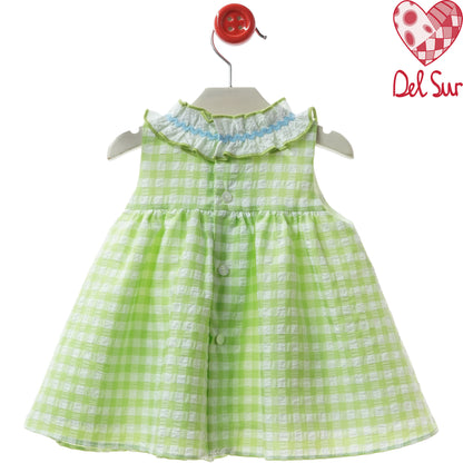 VESTIDO BABY DRESS REF. 0372VER-26 "CATANZARO" - DEL SUR