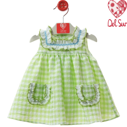VESTIDO BABY DRESS REF. 0372VER-26 "CATANZARO" - DEL SUR