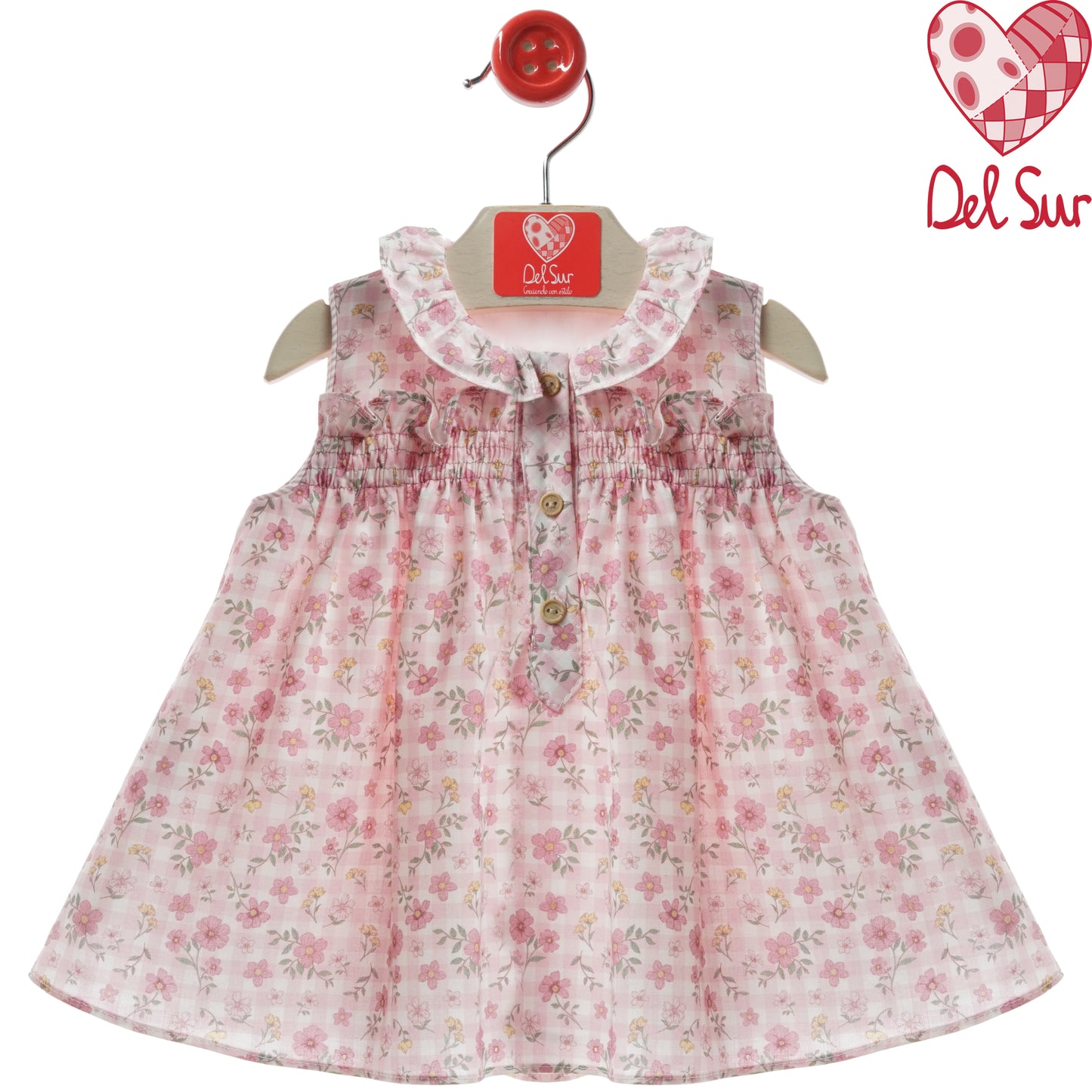 VESTIDO BABY DRESS REF. 0376VER-26 "PALMA" - DEL SUR