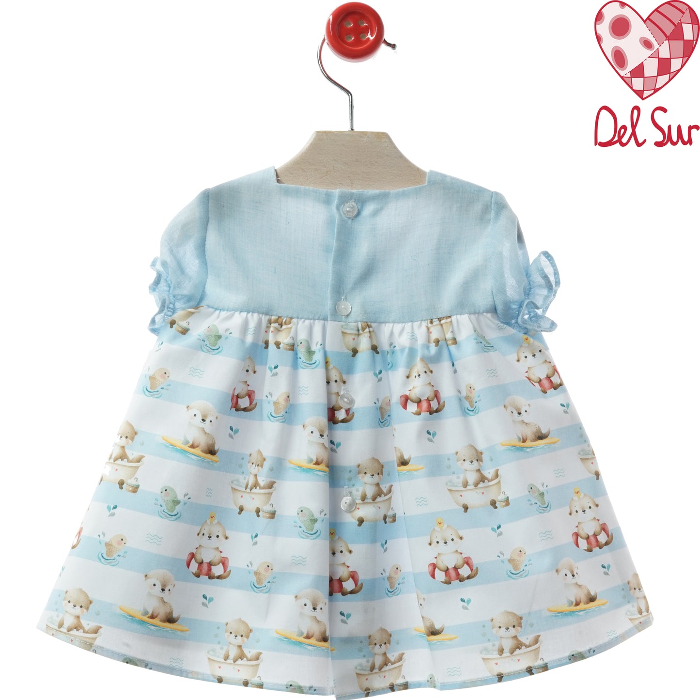 VESTIDO BABY DRESS REF. 0377VER-26 "CATANIA" - DEL SUR