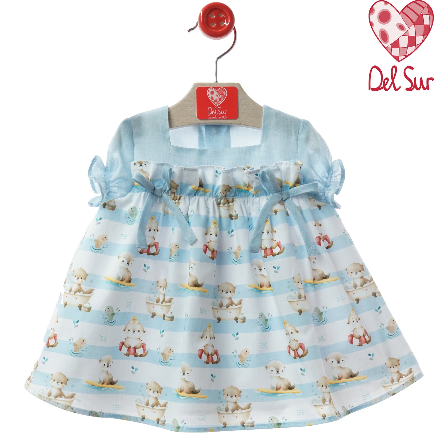 VESTIDO BABY DRESS REF. 0377VER-26 "CATANIA" - DEL SUR