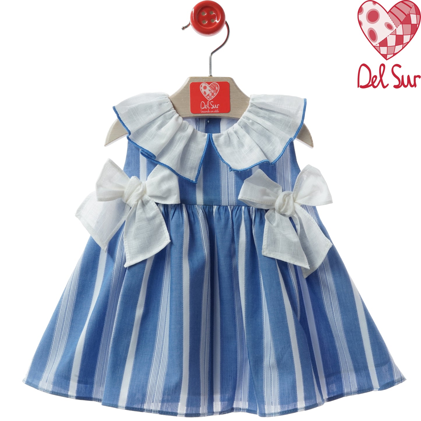VESTIDO BABY DRESS REF. 0378VER-26 "ALESSANDRIA" - DEL SUR
