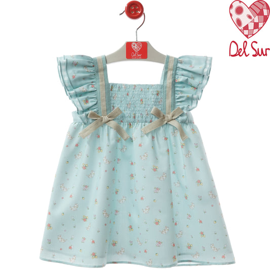 VESTIDO GIRL DRESS REF. 0551VER-26 "MÓDENA" - DEL SUR