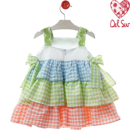 VESTIDO GIRL DRESS REF. 0552VER-26 "CATANZARO" - DEL SUR