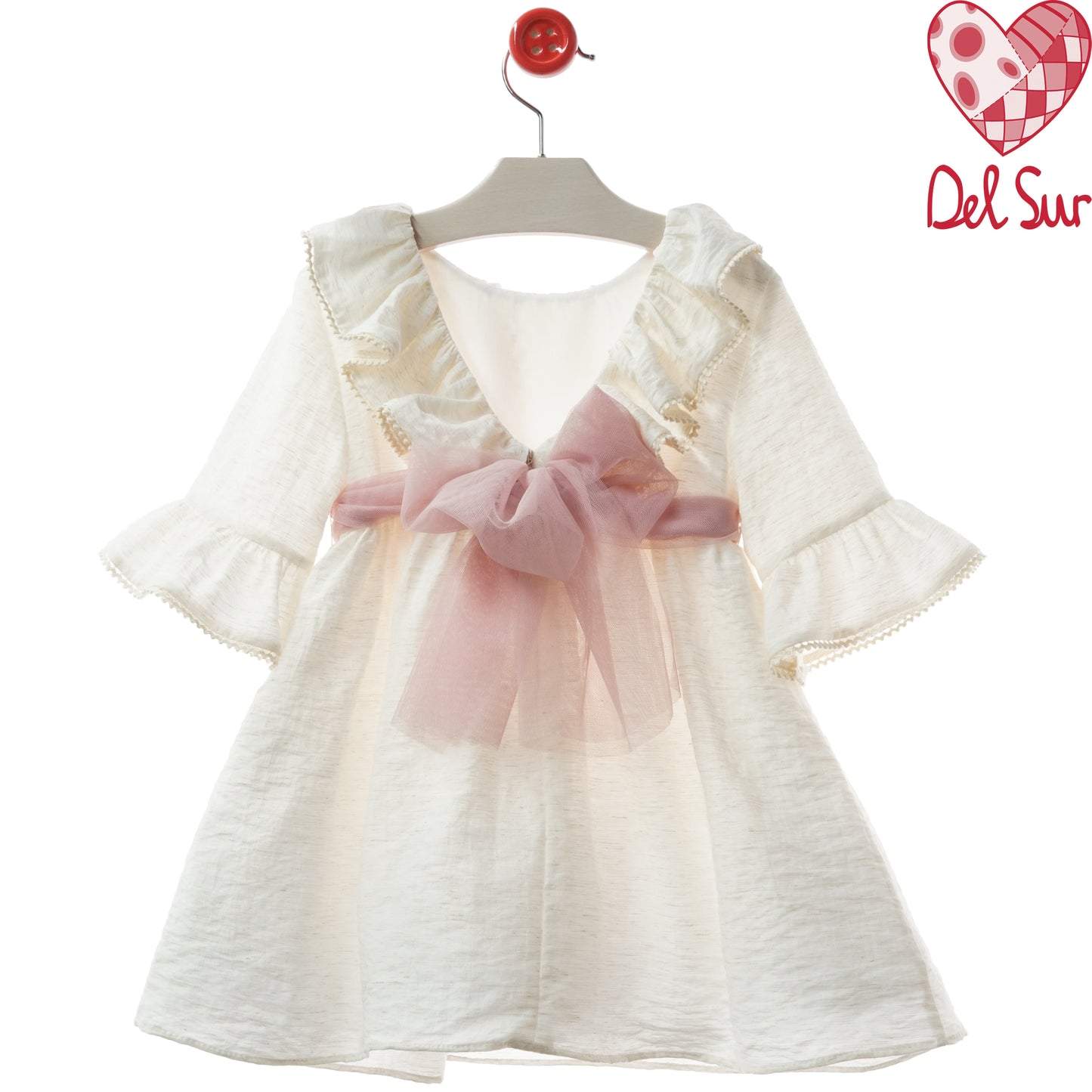 VESTIDO GIRL DRESS REF. 0556VER-26 "TRIESTE" - DEL SUR