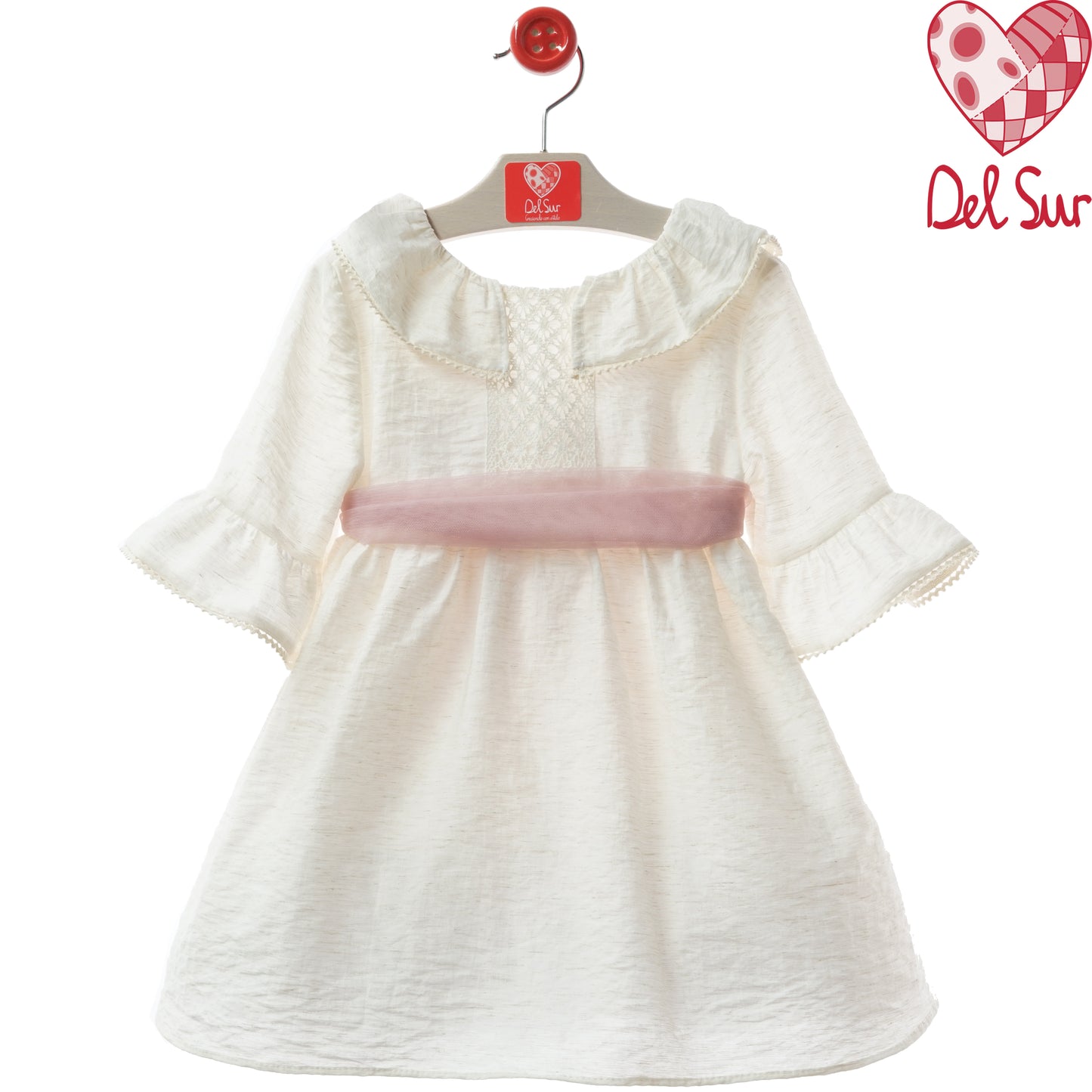 VESTIDO GIRL DRESS REF. 0556VER-26 "TRIESTE" - DEL SUR