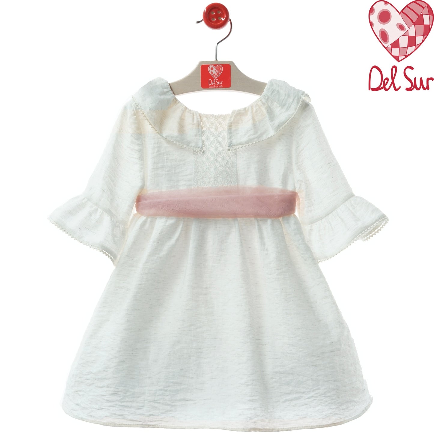 VESTIDO GIRL DRESS REF. 0556VER-26 "TRIESTE" - DEL SUR