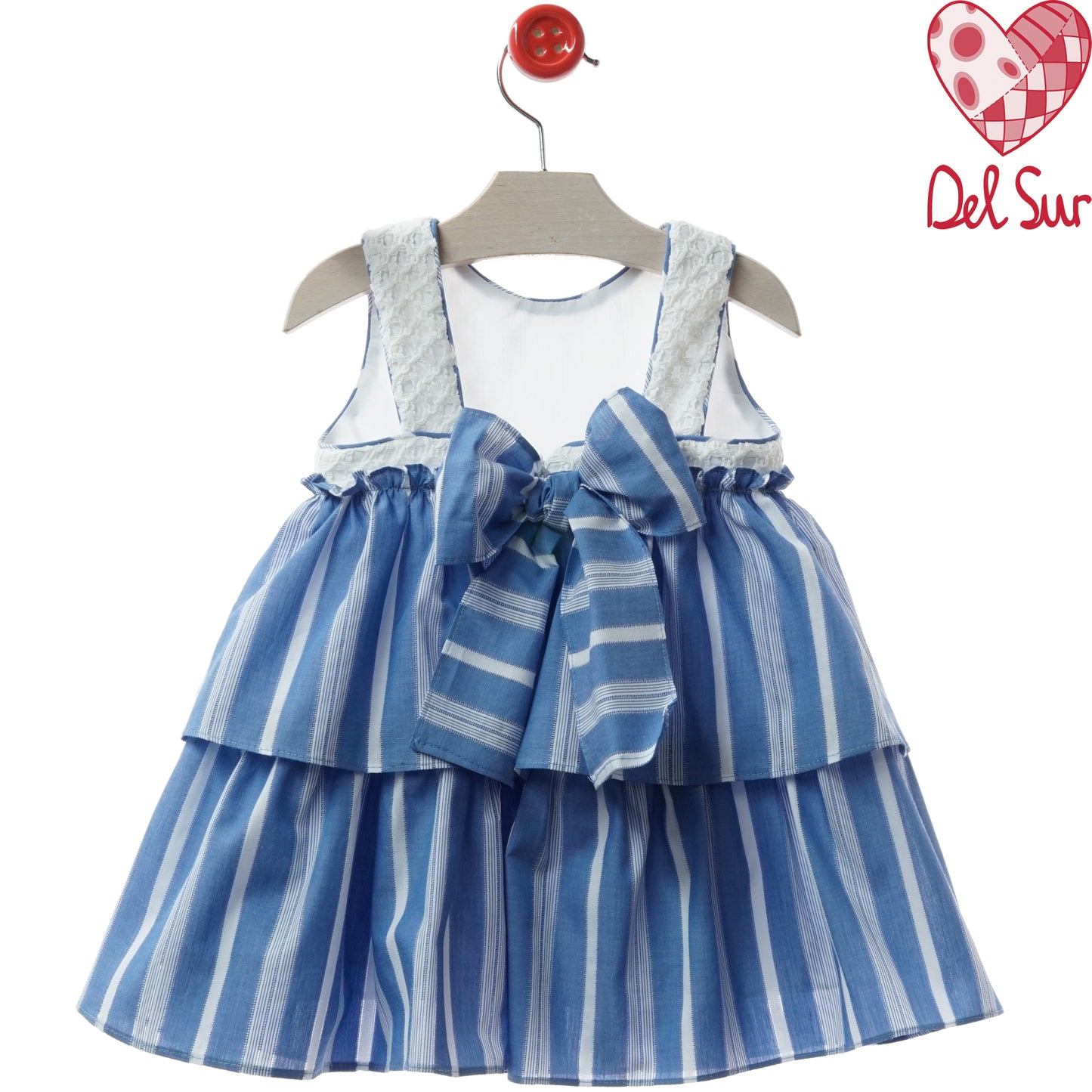 VESTIDO GIRL DRESS REF. 0563VER-26 "ALESSANDRIA" - DEL SUR