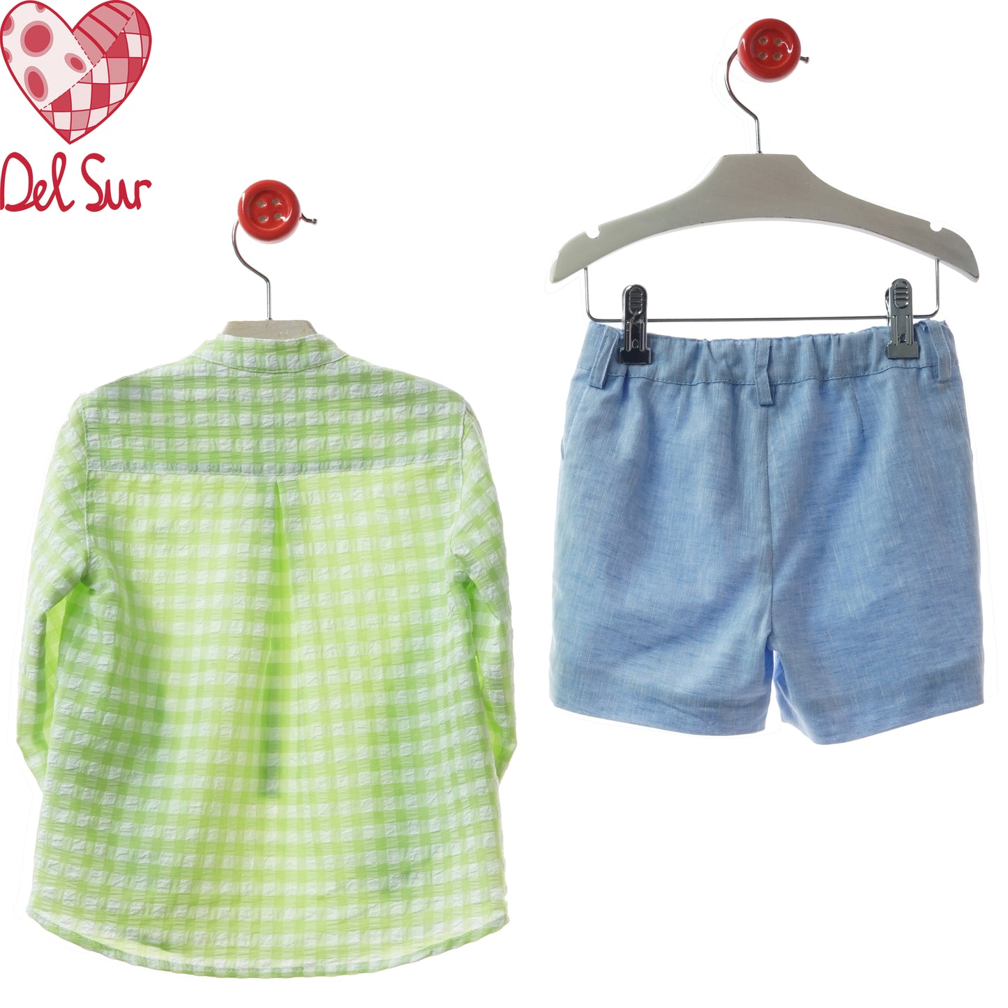 TRAJE BOY SET (SHIRT & PANTS) REF. 1240VER-26 "CATANZARO" - DEL SUR