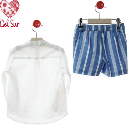 TRAJE BOY SET (SHIRT & PANTS) REF. 1244VER-26 "ALESSANDRIA" - DEL SUR