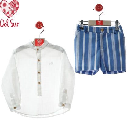 TRAJE BOY SET (SHIRT & PANTS) REF. 1244VER-26 "ALESSANDRIA" - DEL SUR