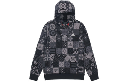 HOODIE MEN CNY AOP HOOD BLACK - ADIDAS