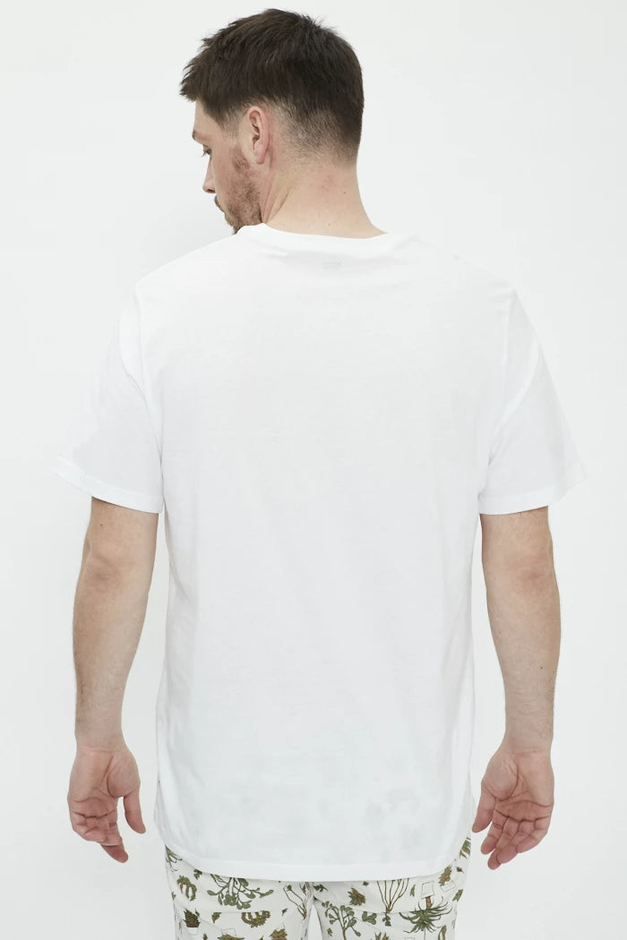 CAMISETA MEN WHITE FLOWER - LEVIS
