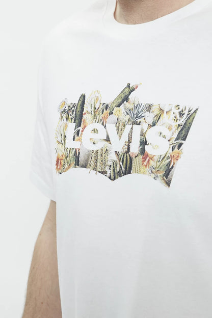 CAMISETA MEN WHITE FLOWER - LEVIS