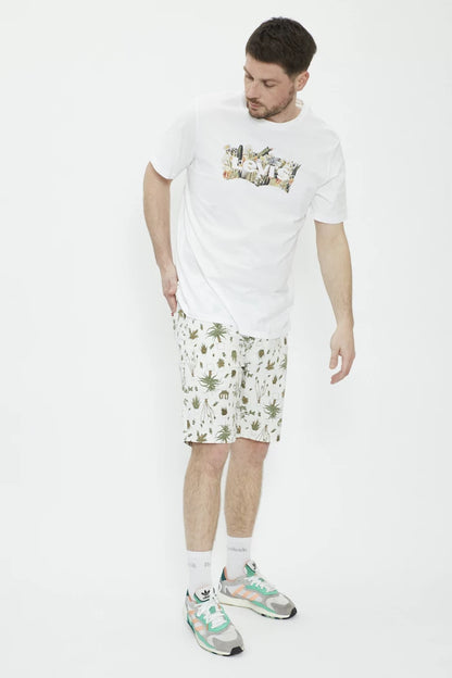 CAMISETA MEN WHITE FLOWER - LEVIS