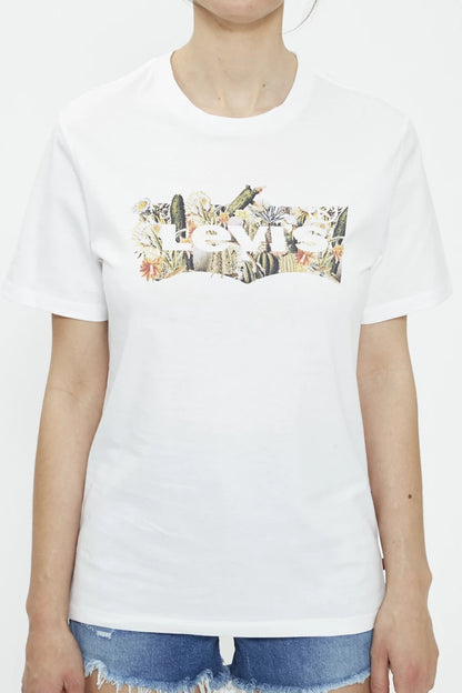 CAMISETA MEN WHITE FLOWER - LEVIS