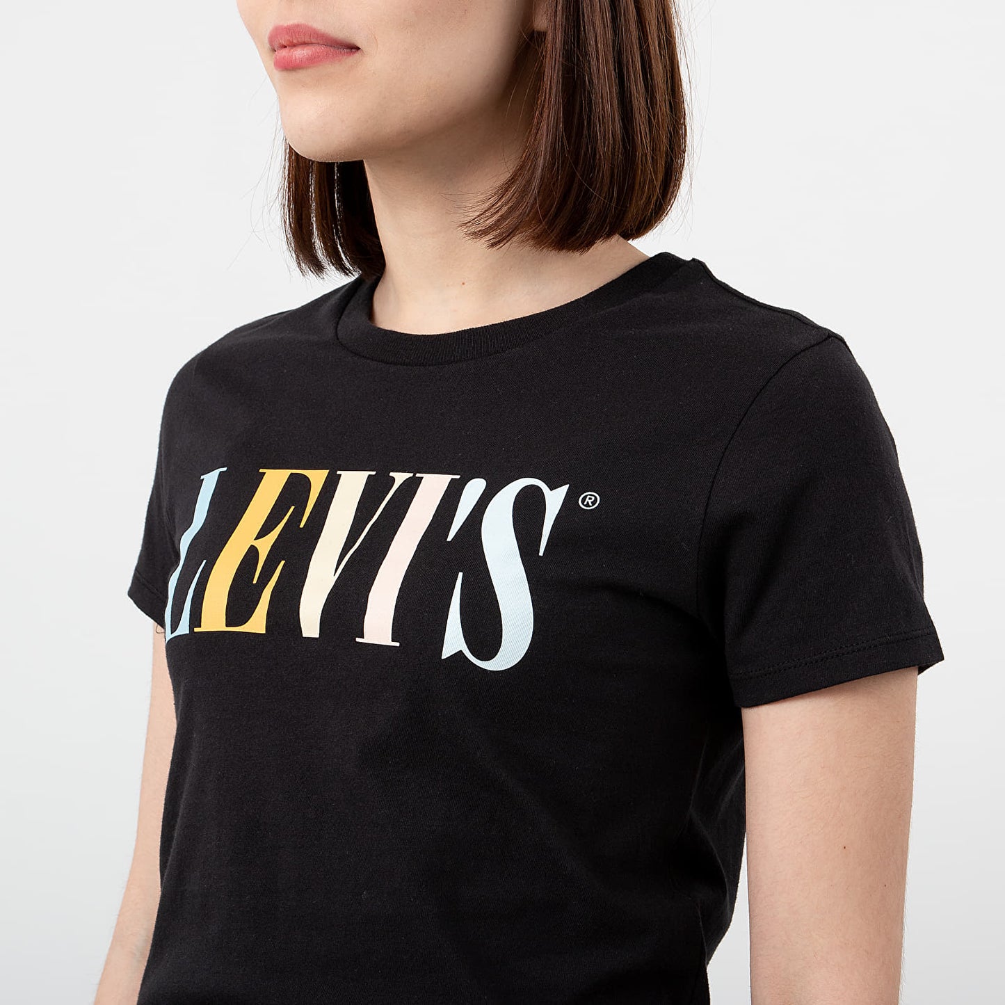 CAMISETA WOMAN BLACK/COLORES - LEVIS