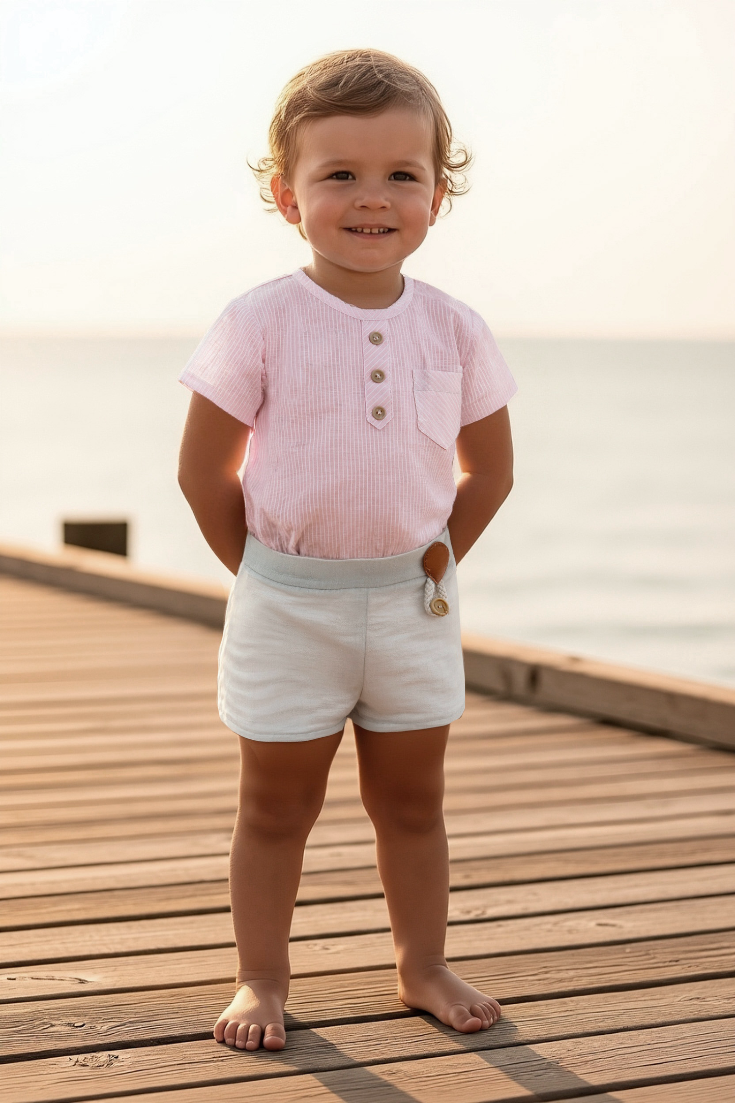 CONJUNTO BABY SET REF. 0280VER-26 "PALMA" - DEL SUR