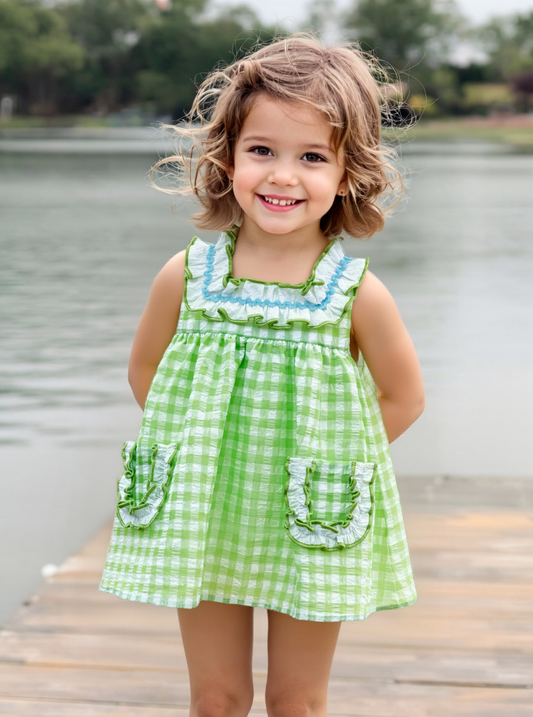 VESTIDO BABY DRESS REF. 0372VER-26 "CATANZARO" - DEL SUR