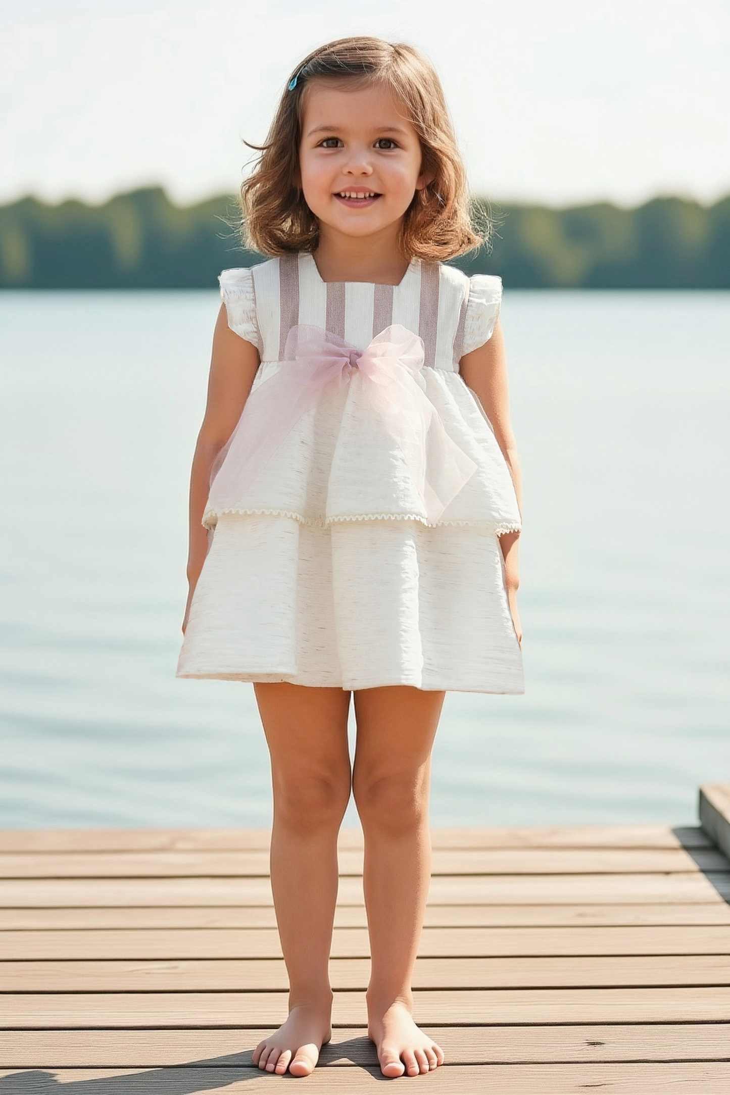 VESTIDO BABY DRESS REF. 0374VER-26 "TRIESTE" - DEL SUR