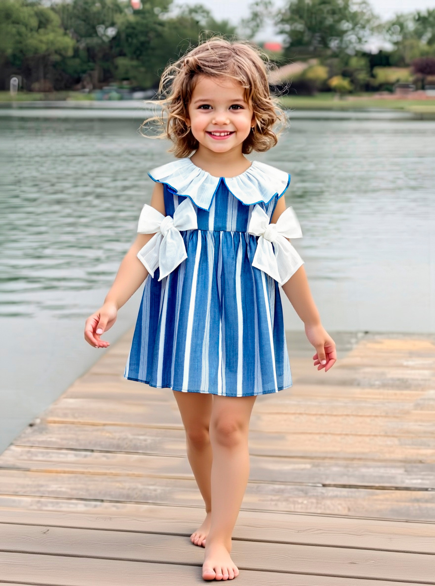 VESTIDO BABY DRESS REF. 0378VER-26 "ALESSANDRIA" - DEL SUR