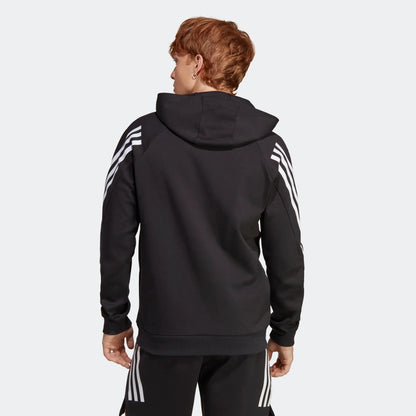 HOODIE MEN M FI 3S HD BLACK/WHITE - ADIDAS