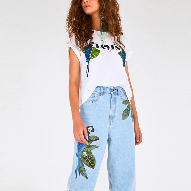CAMISETA WOMAN WHITE FARM - LEVIS