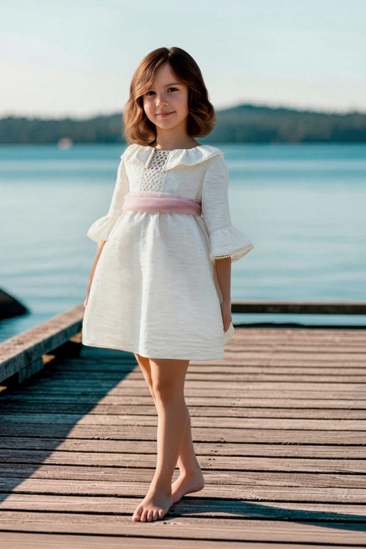 VESTIDO GIRL DRESS REF. 0556VER-26 "TRIESTE" - DEL SUR