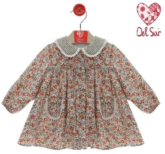 VESTIDO BEBE ART.5139 F.BORDADOS - DEL SUR