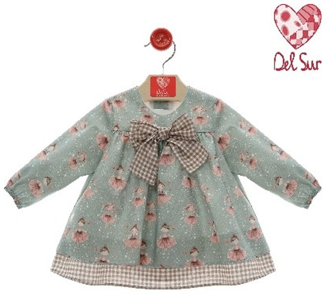 VESTIDO BEBE ART.5141 F.PURPURINA - DEL SUR