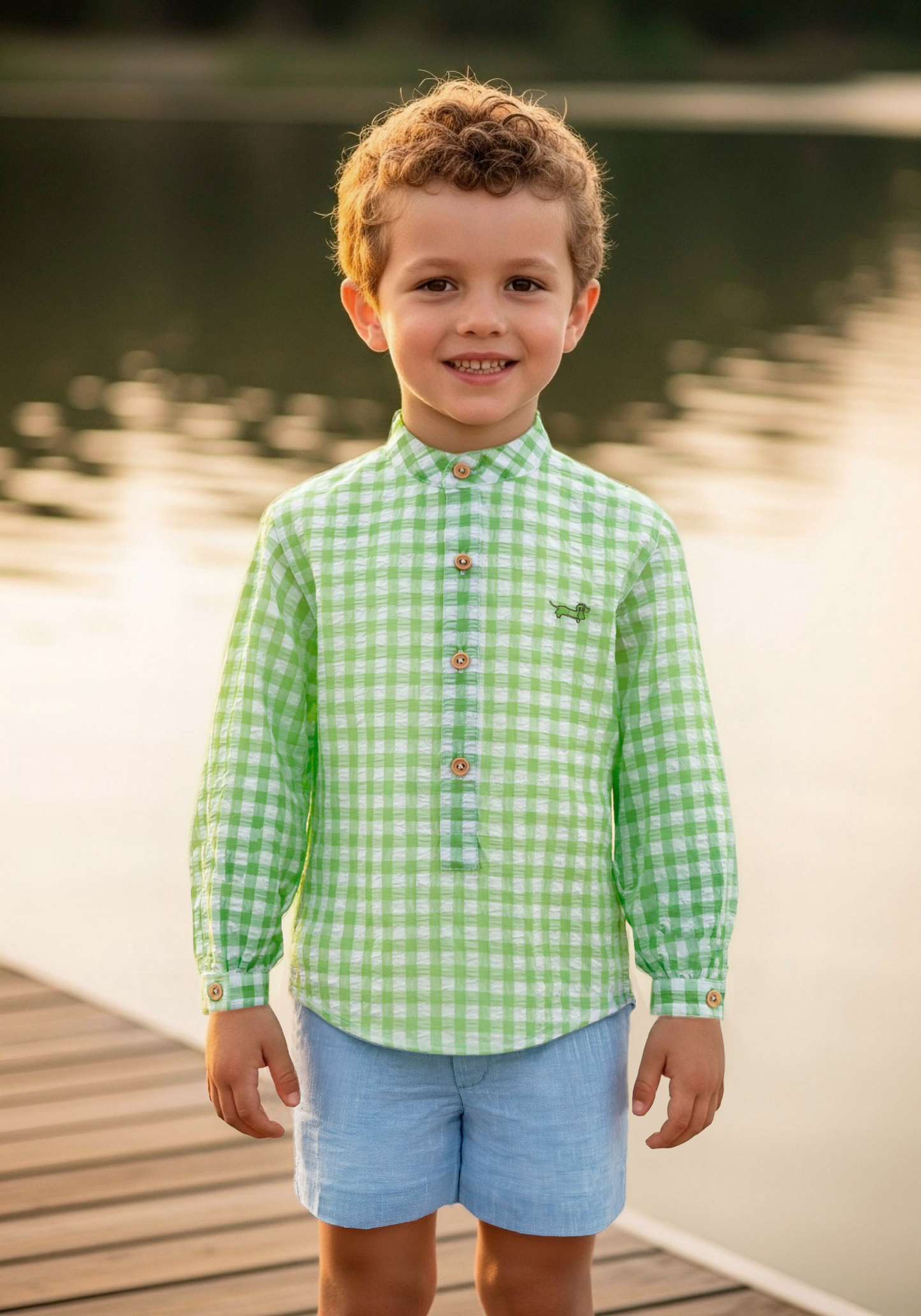 TRAJE BOY SET (SHIRT & PANTS) REF. 1240VER-26 "CATANZARO" - DEL SUR