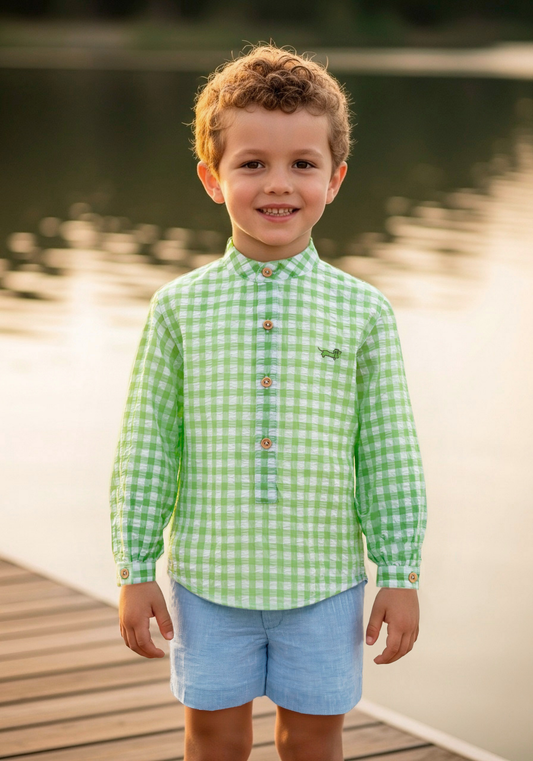 TRAJE BOY SET (SHIRT & PANTS) REF. 1240VER-26 "CATANZARO" - DEL SUR