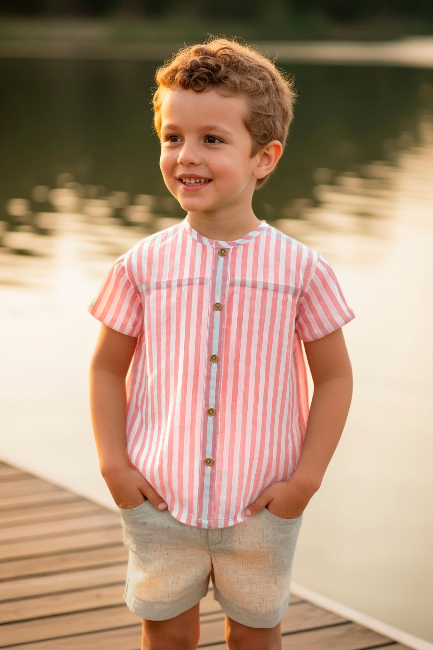 TRAJE BOY SET (SHIRT & PANTS) REF. 1241VER-26 "VERONA" - DEL SUR