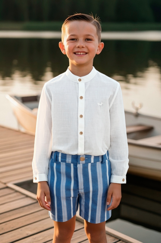 TRAJE BOY SET (SHIRT & PANTS) REF. 1244VER-26 "ALESSANDRIA" - DEL SUR