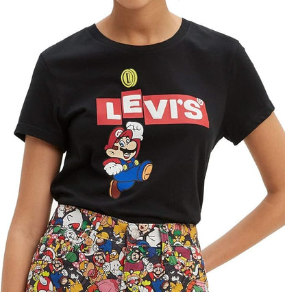 CAMISETA WOMAN SUPER MARIO - LEVIS
