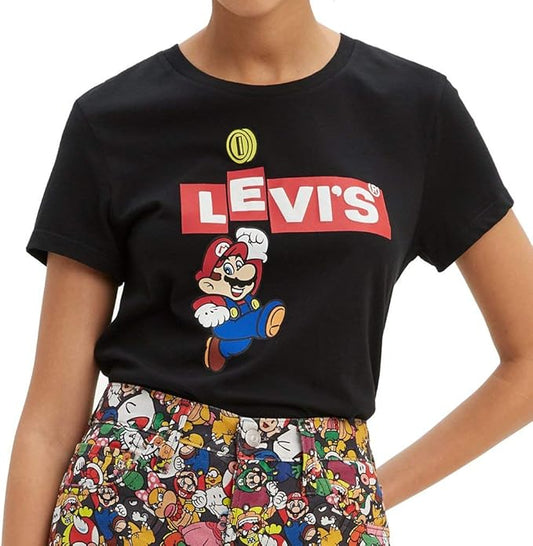 CAMISETA WOMAN SUPER MARIO - LEVIS