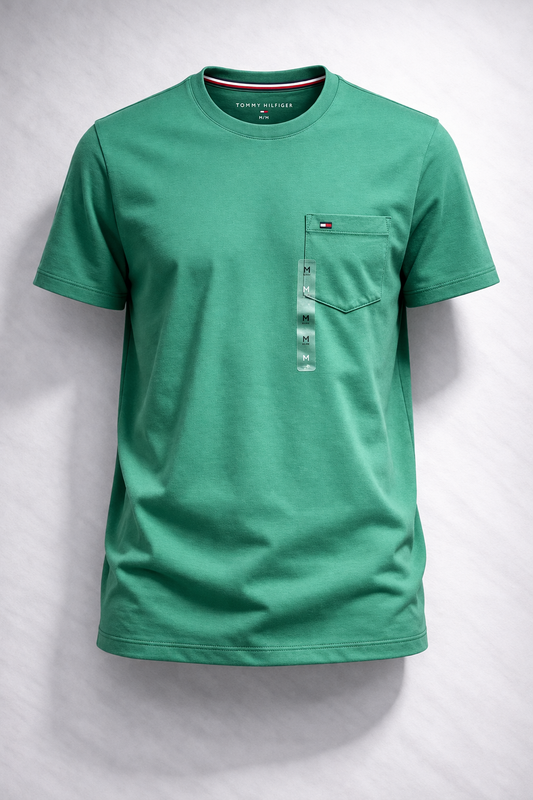 CAMISETA CLASSIC POCKET TEE GREEN - TOMMY HILFIGER