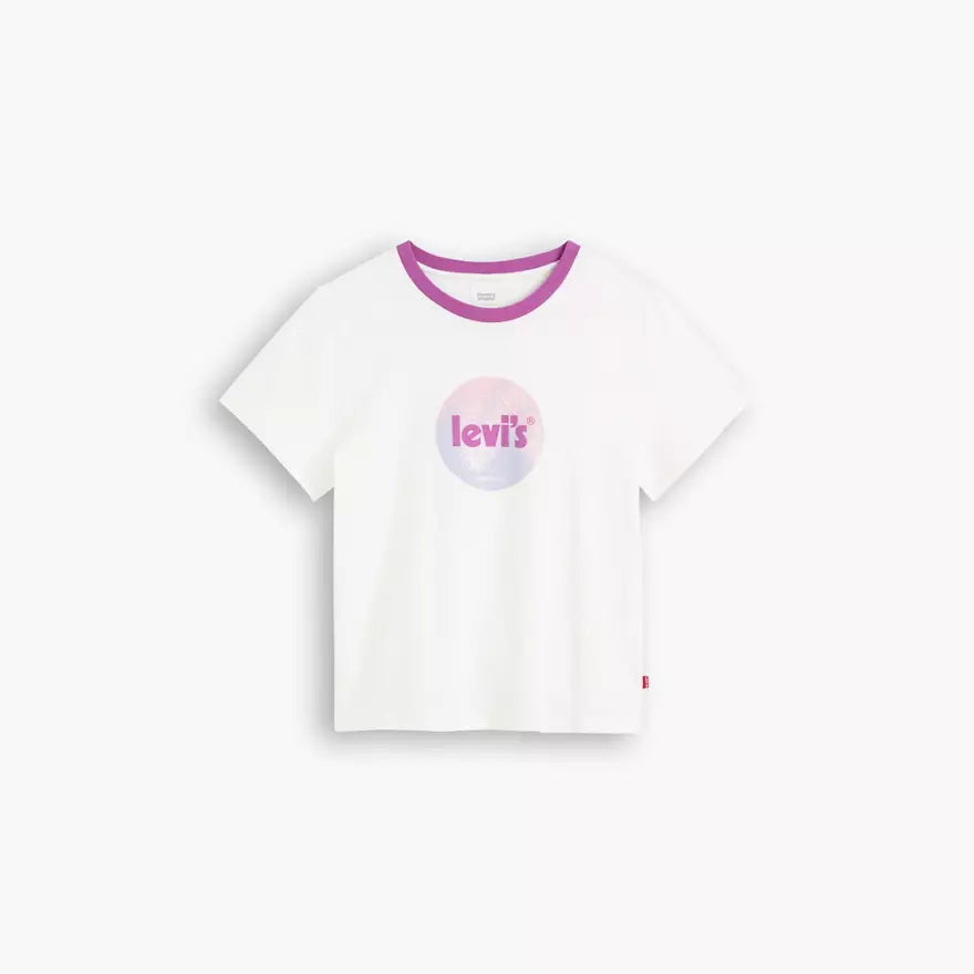 CAMISETA WOMAN WHITE/PURPLE - LEVIS