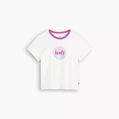 CAMISETA WOMAN WHITE/PURPLE - LEVIS