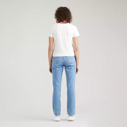CAMISETA WOMAN WHITE/PURPLE - LEVIS