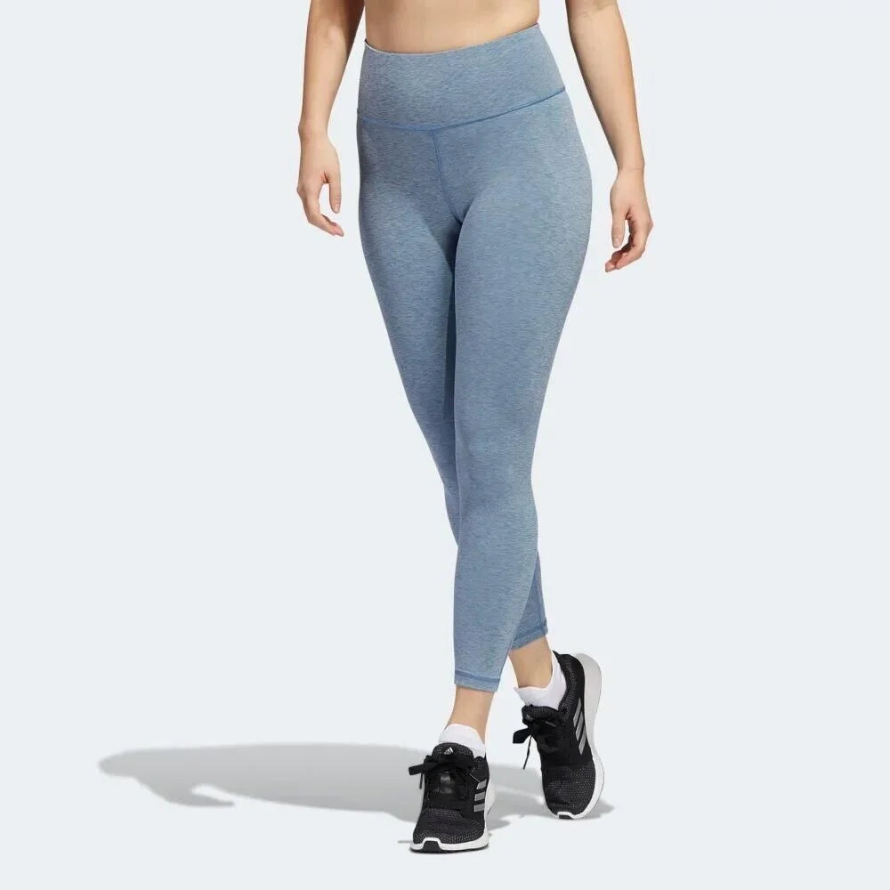 LEGGINS OPTIM TIME 7/8 ALTERED BLUE MEL - ADIDAS