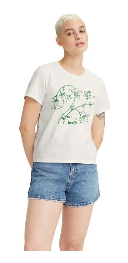 CAMISETA WOMAN WHITE FLOWER - LEVIS
