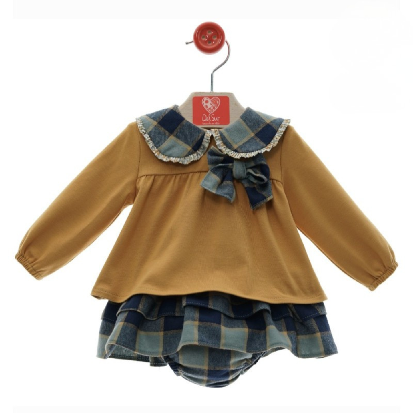CONJUNTO BEBE RANITA ART.1832 F.GANCHILLO - DEL SUR